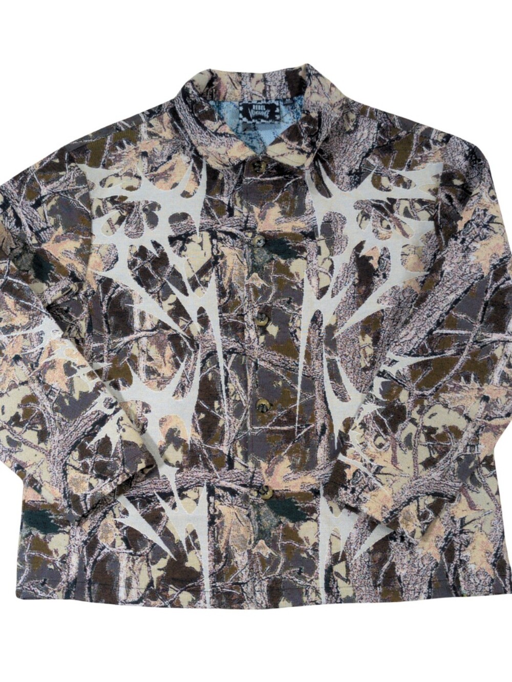 Rebel Vengeance Woven Tapestry Camo Shacket M